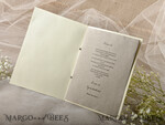 MENU & PROGRAMS rustic Rustic Dandelion Wedding Program with twine, Barn Wedding Program, Eco Romantic Personalized Cards, Simple Rustic Lace Wedding Program, Elegant Booklet Brown Wedding Cards7