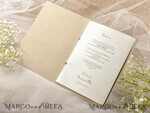 MENU & PROGRAMS rustic Ecru Rustic Wedding Program with Lace, Barn Wedding Program, Eco Romantic Personalized Cards with Twine, Simple Rustic Lace Wedding Program, Elegant Booklet Rustic Wedding Cards8