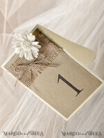 MENU & PROGRAMS rustic Rustic Wedding Program with Burlap, Barn Wedding Program, Eco Romantic Personalized Cards with Twine, Simple Flower Rustic Wedding Program, Elegant Booklet Brown Wedding Cards3