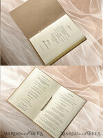 MENU & PROGRAMS rustic Rustic Wedding Program with Burlap, Barn Wedding Program, Eco Romantic Personalized Cards with Flower, Simple Rustic Wedding Program, Elegant Booklet Ecru Wedding Cards4