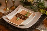 MENU & PROGRAMS rustic Rustic Wedding Menu, Barn Wedding Dinner Menu, Eco Romantic Personalized Cards with Wooden Belly Band And Twine, Kraft Wedding Menu, Simple Rustic Wedding Menu, Elegant Eco Brown Wedding Menu Cards, Boho Minimalist Wedding Menu2