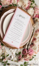 MENU & PROGRAMS rustic Elegant Birch Heart Wedding Menu Cards, Bespoke Pink Wedding Menu, Rustic Wedding Menu with Twine, Barn Wedding Dinner Menu, Romantic Personalized Cards, Simple Rustic Wedding Menu, Elegant White Wedding Menu Cards,  Handmade Wedding Stationery5