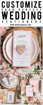 MENU & PROGRAMS rustic Elegant Birch Heart Wedding Menu Cards, Bespoke Pink Wedding Menu, Rustic Wedding Menu with Twine, Barn Wedding Dinner Menu, Romantic Personalized Cards, Simple Rustic Wedding Menu, Elegant White Wedding Menu Cards,  Handmade Wedding Stationery5
