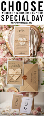MENU & PROGRAMS rustic Rustic Wedding Menu with Burlap Twine, Barn Wedding Dinner Menu, Eco Romantic Personalized Cards with Wooden Heart, Wooden Heart Kraft Wedding Menu, Simple Rustic Wedding Menu, Elegant Brown Wedding Menu Cards4