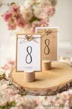 TABLE DECOR SIGNS Wood Eco Rustic Table numbers Vintage Eco Wedding Table Numbers, Rustic Birch Heart and Burlap Twine Wedding Table Cards, Bespoke Eco Paper Wedding Decor,  Rustic Handmade Wedding Stationery11