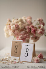 TABLE DECOR SIGNS Wood Eco Rustic Table numbers White Rustic Wedding Table Numbers, Simple Barn Wedding Table Cards, Eco Romantic Personalized Cards, Elegant Brown Wedding Table Décor, Handmade Table Numbers9