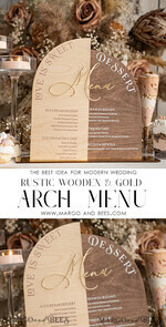TABLE DECOR SIGNS Wood Eco Rustic Table numbers Acrylic Arch Dessert Menu, Ivory Frozen Acrylic gold Candy Bar Sign, Gold Plexi Table Dessert Menu Menu Combo Luxury Wedding Table Decor, Wedding Signage Golden15
