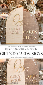 TABLE DECOR SIGNS Wood Eco Rustic Table numbers Rustic wood Golden Acrylic gifts & cards signs with stand, Wooden gold guestbook Sign, Golden Plexi wood  gifts & cards signs, Luxury Wedding guestbook Decor Centerpieces13