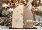 TABLE DECOR SIGNS Wood Eco Rustic Table numbers Rustic wood Golden Acrylic gifts & cards signs with stand, Wooden gold guestbook Sign, Golden Plexi wood  gifts & cards signs, Luxury Wedding guestbook Decor Centerpieces13
