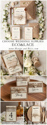 TABLE DECOR SIGNS Wood Eco Rustic Table numbers Romantic Lace Brown and Ivory Wedding Table Numbers with Burlap Ribbon, Custom Eco Handcraft Wedding Stationery, Simple Elegant Handmade Rustic Table Cards11