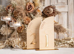 TABLE DECOR SIGNS Wood Eco Rustic Table numbers Rustic Wood Half Arch Wedding Table Numbers, Wooden Gold Plexi Table Numbers, Country Barn Wedding Table Decor, Wedding Signage Wood Golden mirror table numbers25
