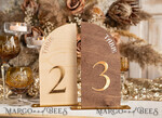 TABLE DECOR SIGNS Wood Eco Rustic Table numbers Rustic Wood Half Arch Wedding Table Numbers, Wooden Gold Plexi Table Numbers, Country Barn Wedding Table Decor, Wedding Signage Wood Golden mirror table numbers25
