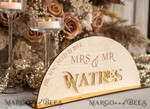 TABLE DECOR SIGNS Wood Eco Rustic Table numbers Rustic Wood and Golden Top Table Mr Mrs signs with stand, Country Barn Top Table Sign, Wood & Golden Top Table Mr Mrs signs, Country Barn Wedding Table Decor Centerpieces14