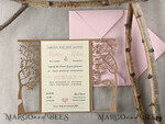 WEDDING INVITATIONS lasercut  laser Cut Rustic Wedding Invitation Set, Rustic Wedding Invitations Tree, Rustical Laser Cut Tree Wedding Cards, tree of life invitation suite9