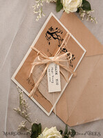 THANK YOU CARDS rustic Handmade thank you cards   10