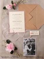 THANK YOU CARDS rustic Thank you Wedding Set12