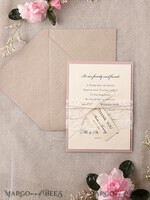 THANK YOU CARDS rustic Thank you Wedding Set6