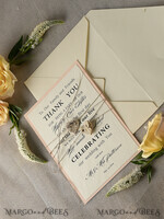 THANK YOU CARDS rustic Thank you Wedding Set6
