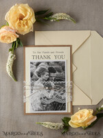 THANK YOU CARDS rustic Thank you Wedding Set5