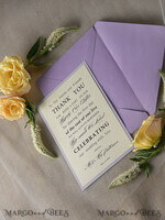 THANK YOU CARDS modern/romantic Wedding thank you cards   2