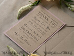 THANK YOU CARDS modern/romantic Thank you Wedding Stationery2