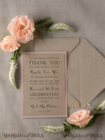 THANK YOU CARDS modern/romantic Thank you Wedding Stationery2