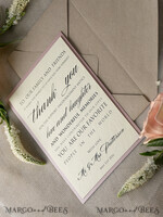 THANK YOU CARDS modern/romantic Thank you Wedding Stationery2