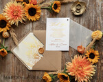 THANK YOU CARDS modern/romantic Custom wedding thank you note    4