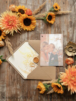 THANK YOU CARDS modern/romantic Custom wedding thank you note    4