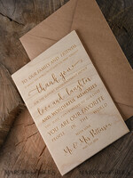 THANK YOU CARDS wood Wedding thank you cards wooden4