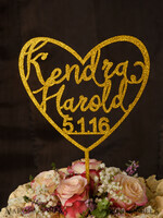 CAKE TOPPER glitter wedding cake topper, chick cake topper5