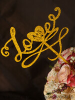 TORTENDEKORATION  
 Glitzer Hochzeitstorte Topper, Küken Torten Topper5