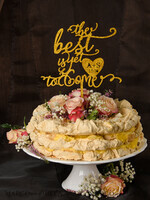TORTENDEKORATION  
 Glitzer Hochzeitstorte Topper, Glitzer Torte Topper4
