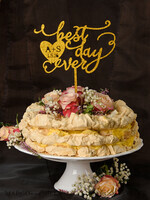 TORTENDEKORATION  
 Glitzer Hochzeitstorte Topper, Küken Torte Topper4