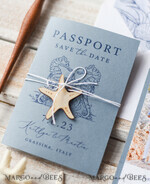 SAVE THE DATES beach travel magnets Personalised Passport Save the Date Card, Beach Wedding Save The Dates , Wedding Destination Save The Date Cards7