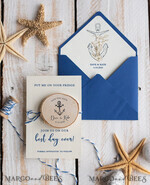SAVE THE DATES beach travel magnets Personalised Beach Save the Date Magnets and Card, Travel Navy Wedding Save The Dates , Wedding Destination Save The Date Cards5