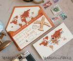 SAVE THE DATES beach travel magnets Terracotta  Wooden airplane magnet Save The Date Cards  boardingpass travel airplane save the dates destination wedding magnets9