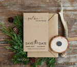 SAVE THE DATES beach travel magnets Personalised mountains Save the Date Magnets and Card, Travel Wedding Save Our Dates , Colorado forest Wooden slice magnets2