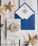 SAVE THE DATES beach travel magnets Personalised Beach Save the Date Magnets and Card, Travel Navy Wedding Save The Dates , Wedding Destination Save The Date Cards4
