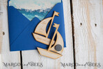 SAVE THE DATES beach travel magnets Personalised Beach Save the Date Magnets and Card, Travel Navy Wedding Save The Dates , Wedding Destination Save The Date Cards5