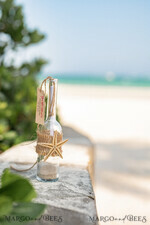 BEACH Destination Beach Wedding stationery drink label  59