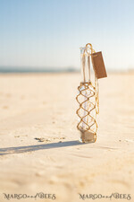 BEACH Destination Beach Wedding stationery drink label  59