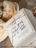 RUSTIC wedding cake box5