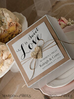 RUSTIC wedding cake box5