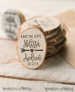 SAVE THE DATES rustic boho magnets Bespoke wedding save the date, Magnets for Your Wedding5