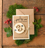 SAVE THE DATES rustic boho magnets Unique Save the Date, magnets uk4