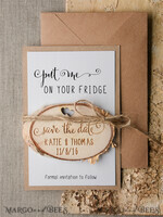SAVE THE DATES rustic boho magnets Personalised Save the Date, Personalised Fridge Magnets4
