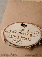 SAVE THE DATES rustic boho magnets Personalised Save the Date, Personalised Fridge Magnets4