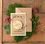 SAVE THE DATES rustic boho magnets Unique Save the Date, rustic magnet4