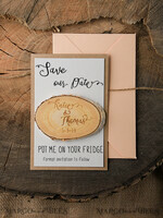 SAVE THE DATES rustic boho magnets Personalised Wedding Save the dates, rustic magnet4